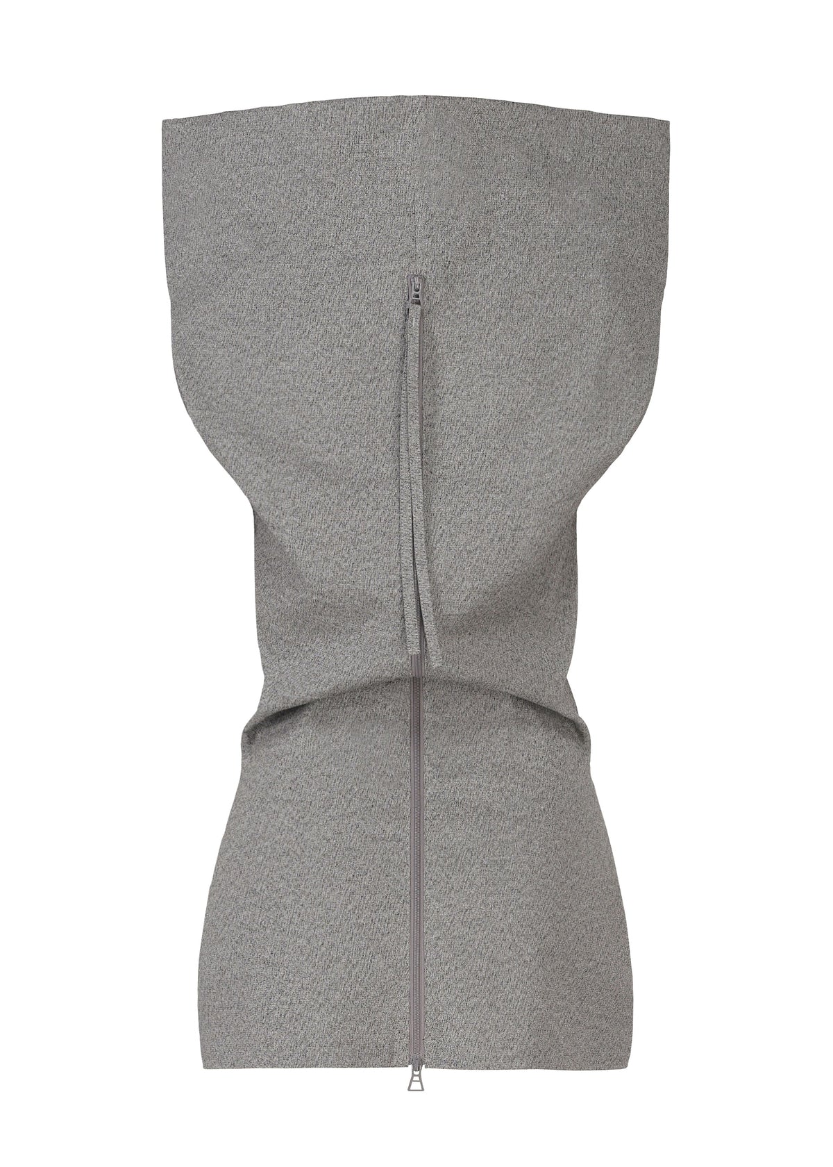 A detail shot of the ISSEY MIYAKE ALLOW top.