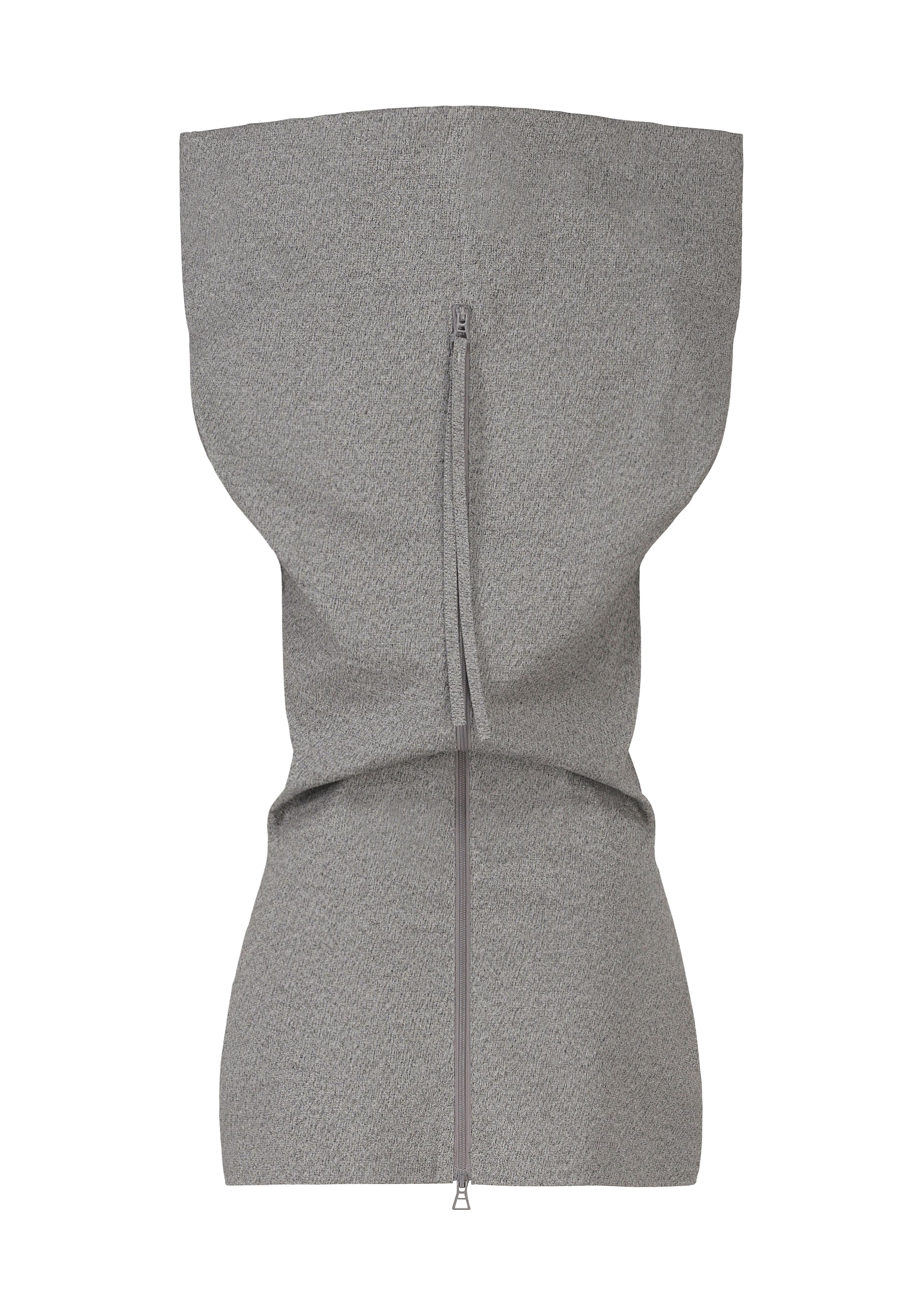 A detail shot of the ISSEY MIYAKE ALLOW top.