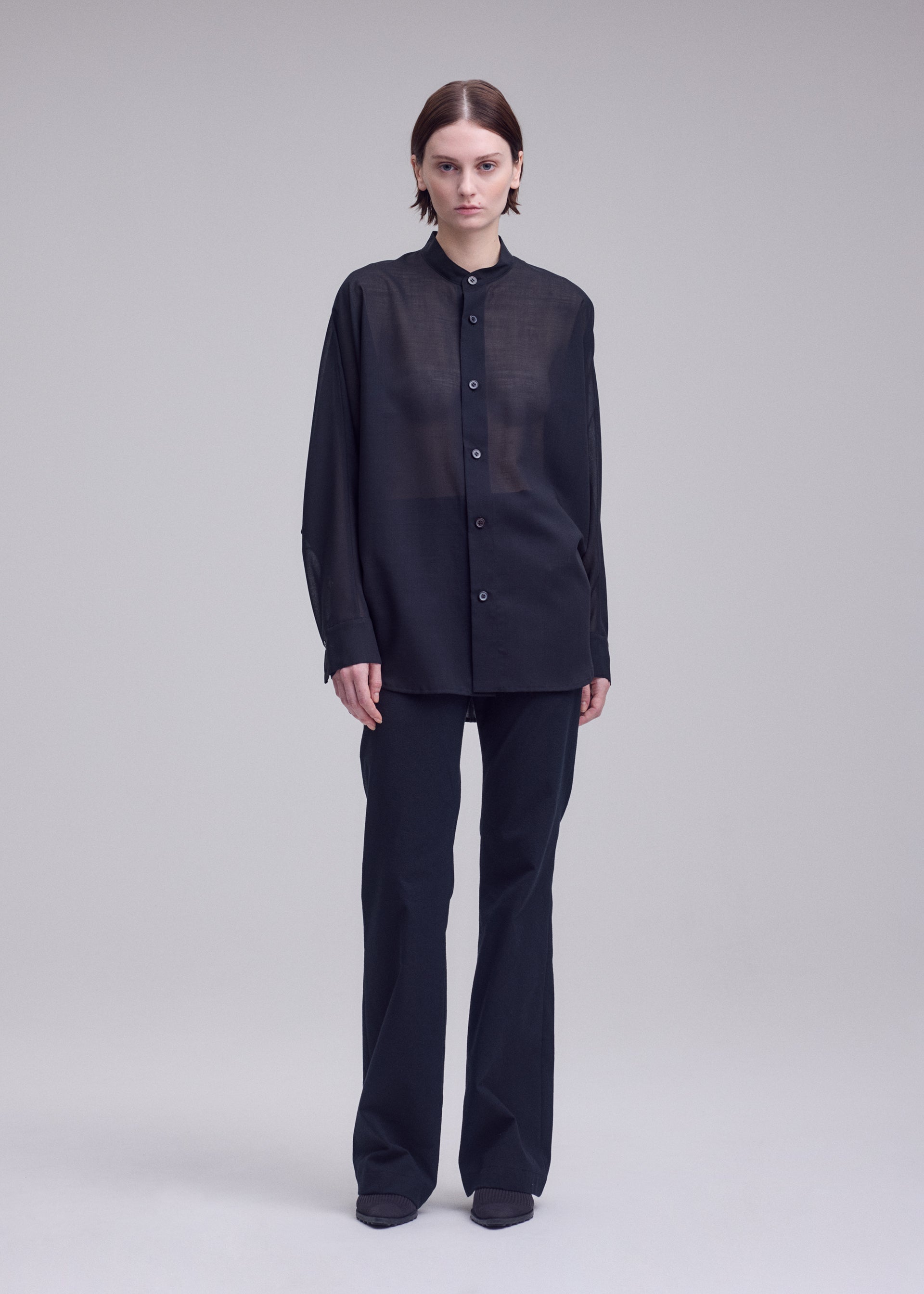 SHEER WOOL Shirt Off-White