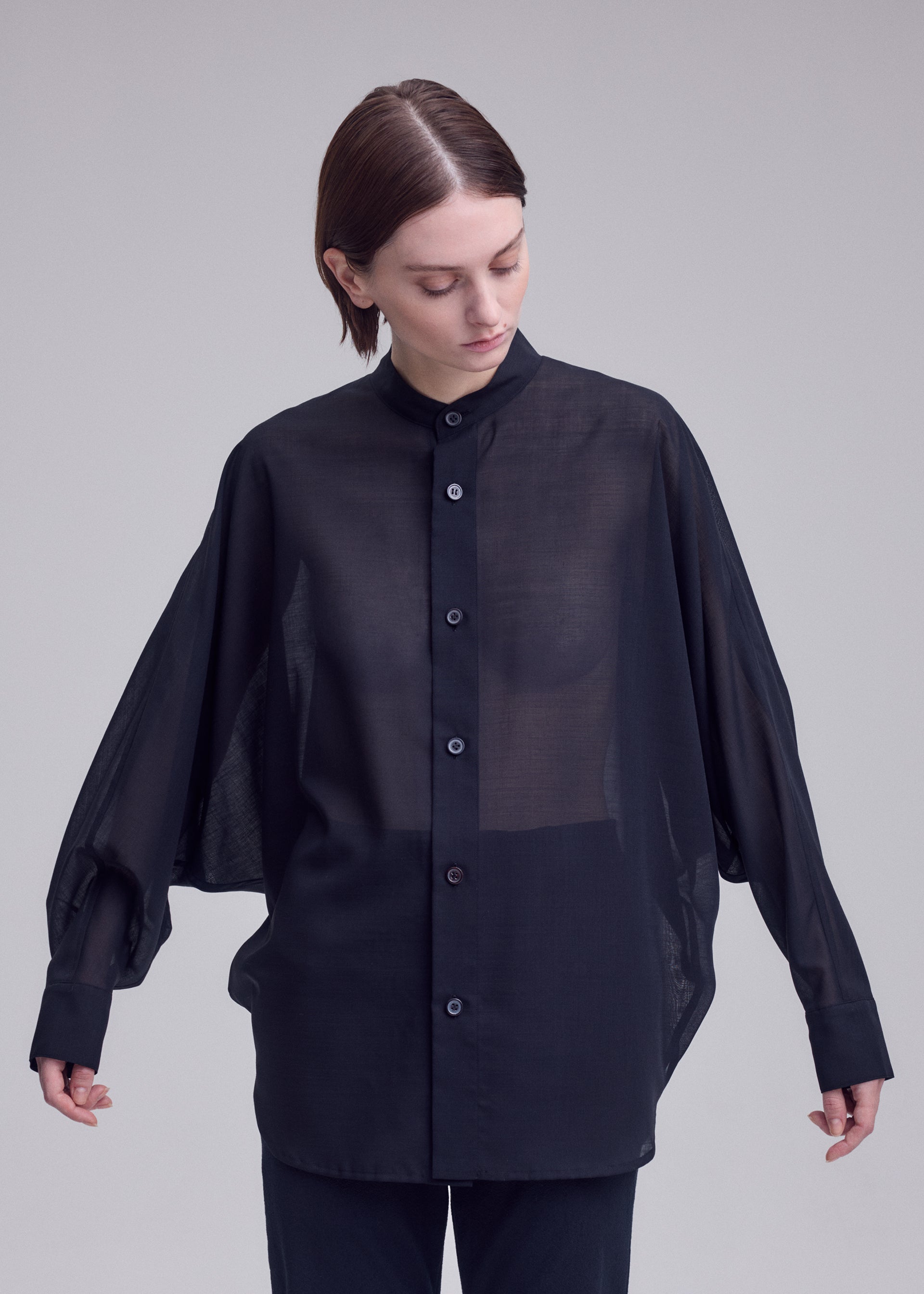 SHEER WOOL Shirt Off-White