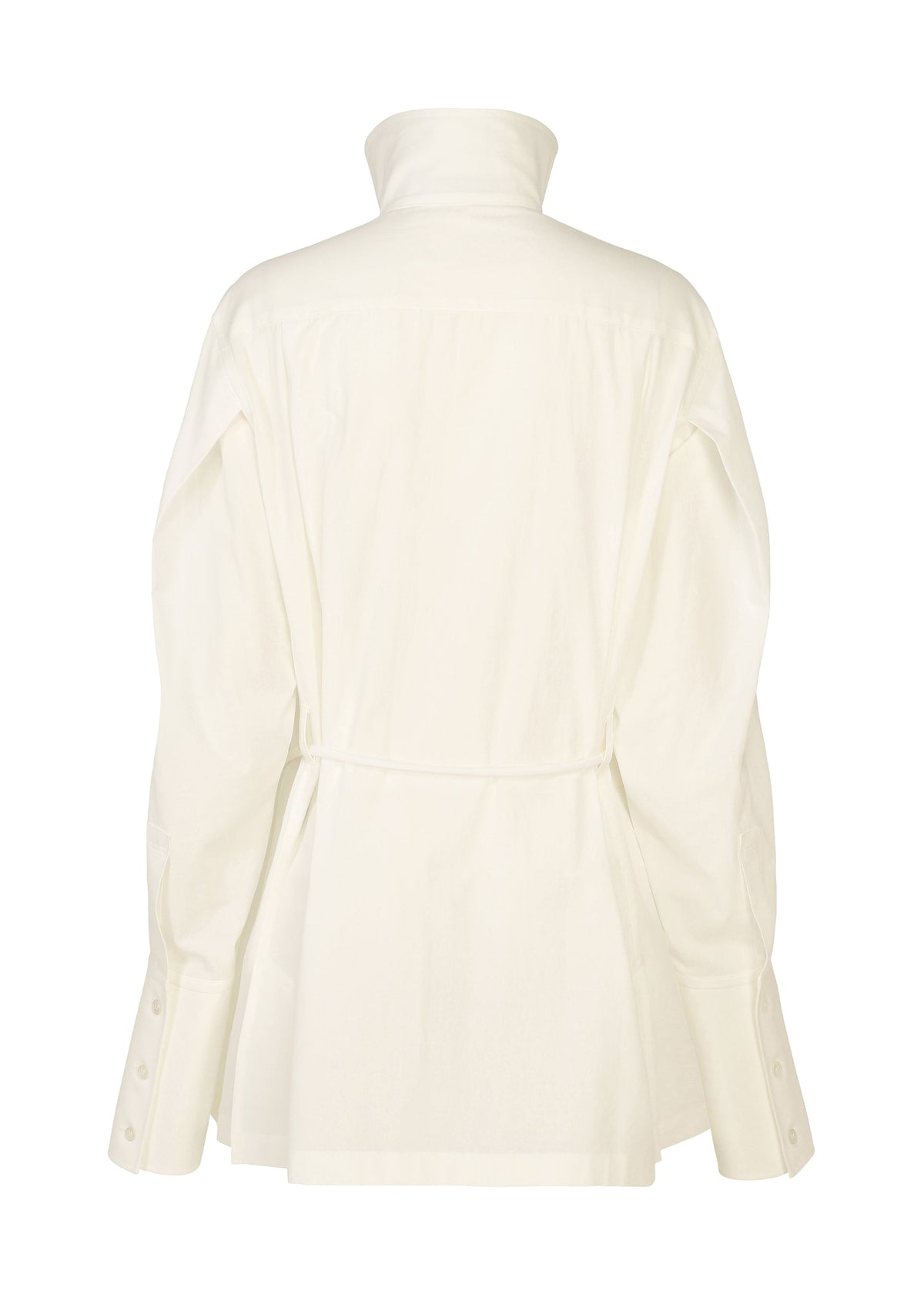 A detail shot of the ISSEY MIYAKE MONSIEUR SHIRT shirt.