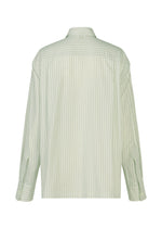 A detail shot of the ISSEY MIYAKE MONSIEUR SHIRT(DOBBY STRIPE) shirt.