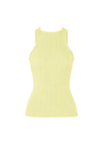 A product shot of the ISSEY MIYAKE RILL shirt in dull cream.
