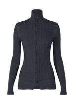 A product shot of the ISSEY MIYAKE RILL shirt in dark navy.