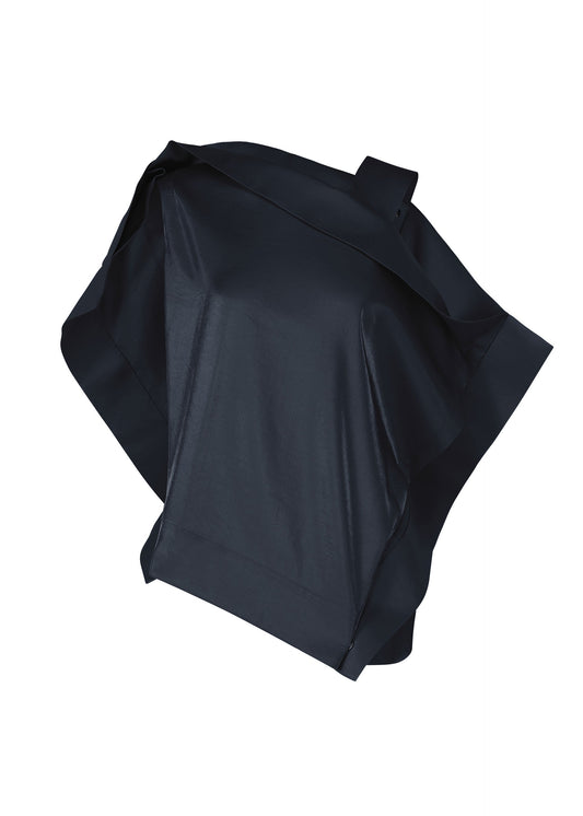 A product shot of the ISSEY MIYAKE MERCURY shirt in dark navy.