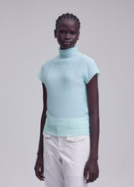 WOOLY PLEATS-68 Top Green