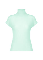A product shot of the ISSEY MIYAKE WOOLY PLEATS-68 shirt in light blue.