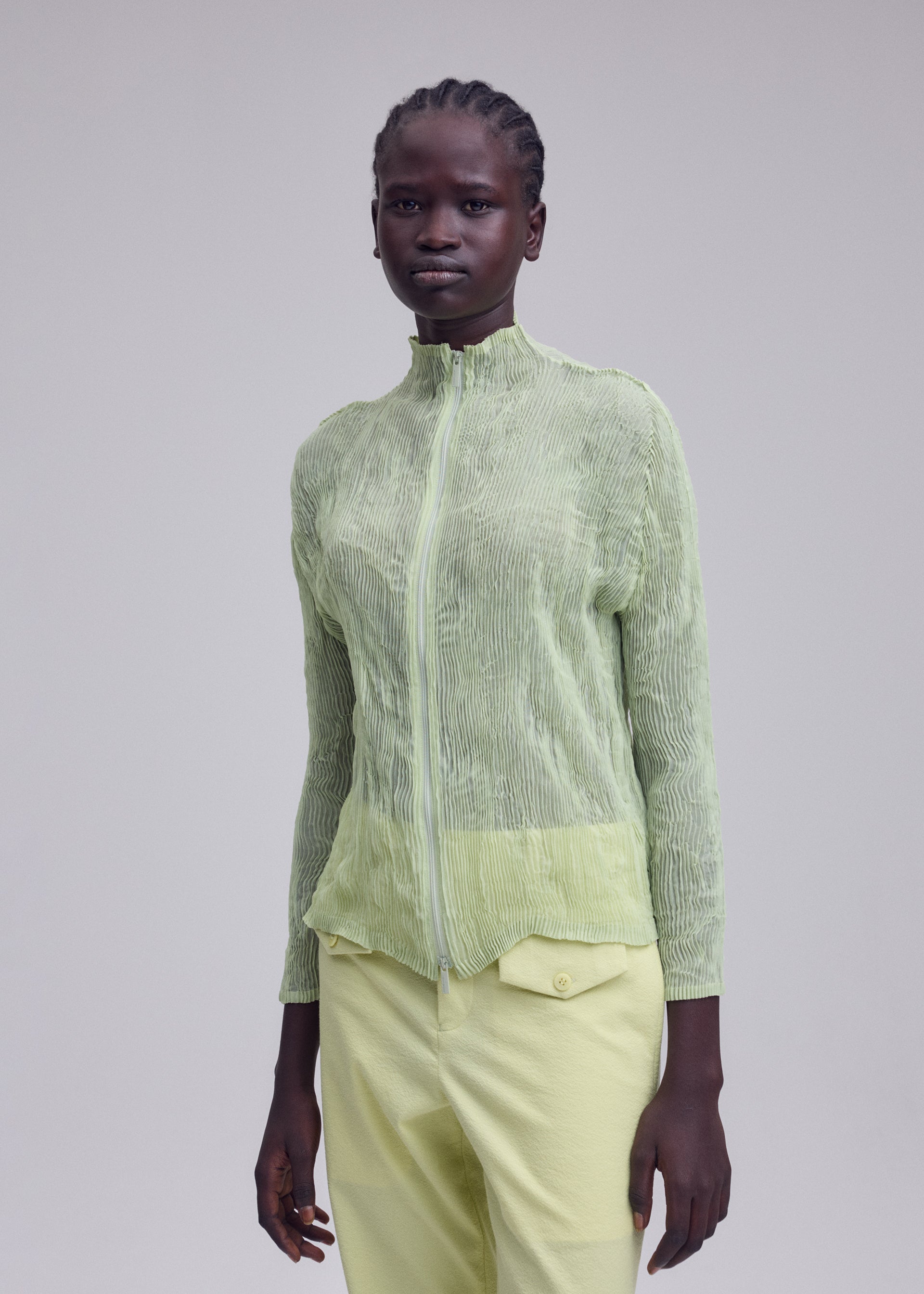 CHIFFON TWIST 1 Cardigan Green