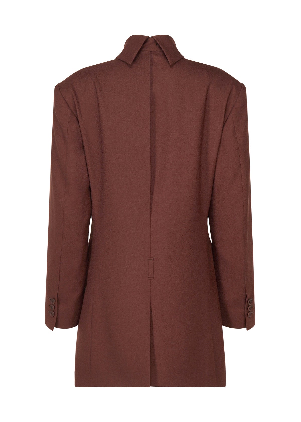 A detail shot of the ISSEY MIYAKE UNTITLED tunic.