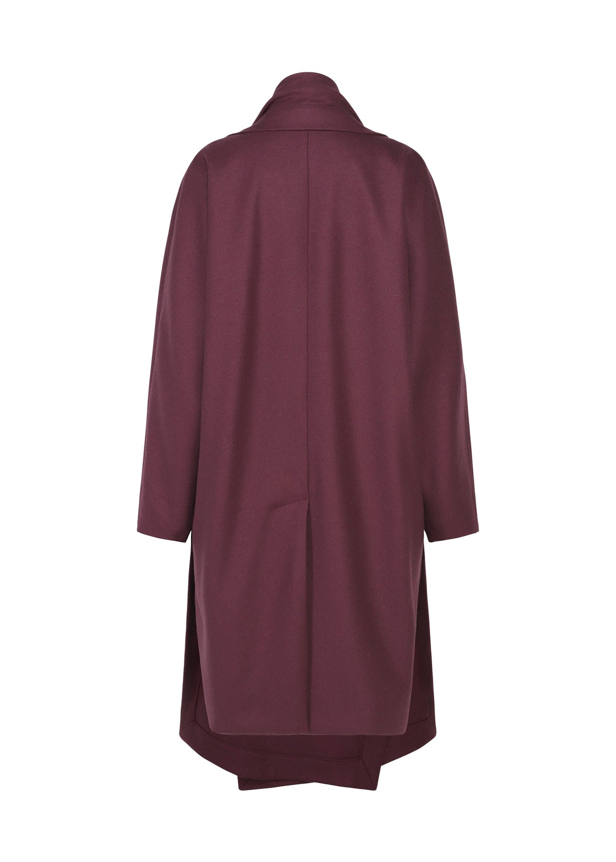 A detail shot of the ISSEY MIYAKE MANNER coat.