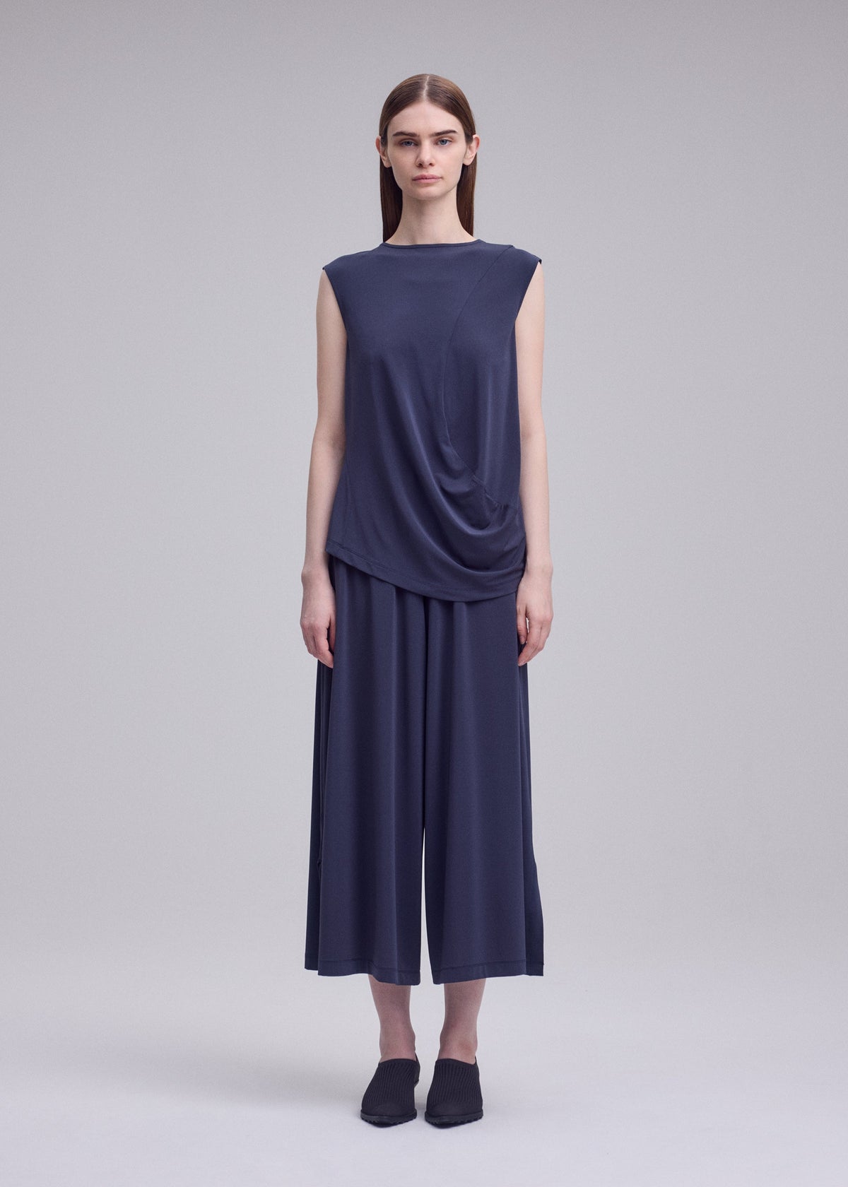 DRAPE JERSEY-68 Trousers Off-White