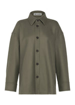 A product shot of the ISSEY MIYAKE MANNER shirt in gray.
