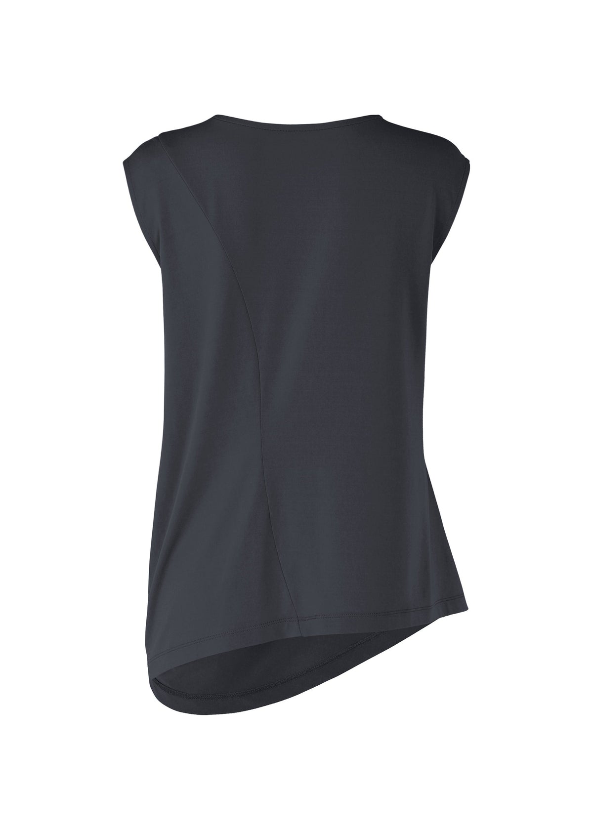 A detail shot of the ISSEY MIYAKE DRAPE JERSEY-68 top.