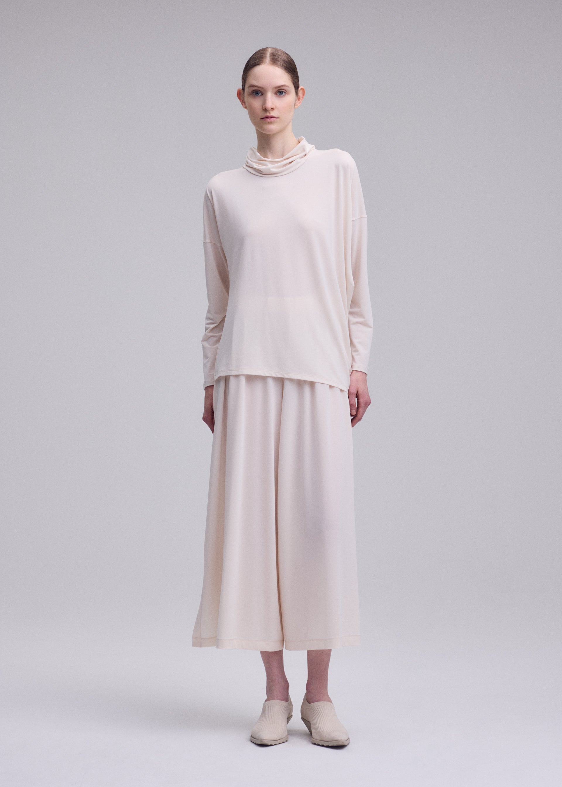 DRAPE JERSEY-68 Shirt Off-White