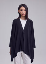 DRAPE JERSEY-68 Cardigan Off-White