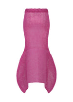 A detail shot of the ISSEY MIYAKE PANINI PULLED skirt.