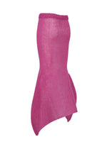 A detail shot of the ISSEY MIYAKE PANINI PULLED skirt.