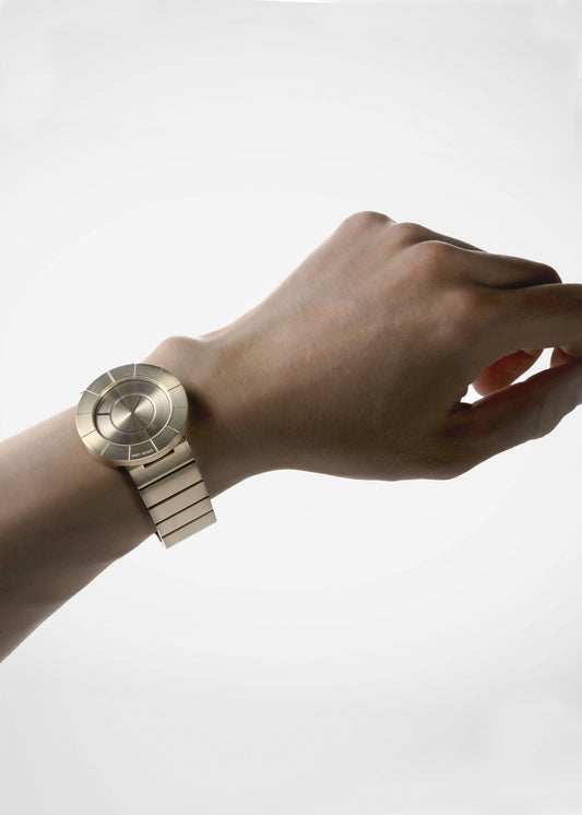 TO Designed by Tokujin Yoshioka Stainless Watch Light Gold