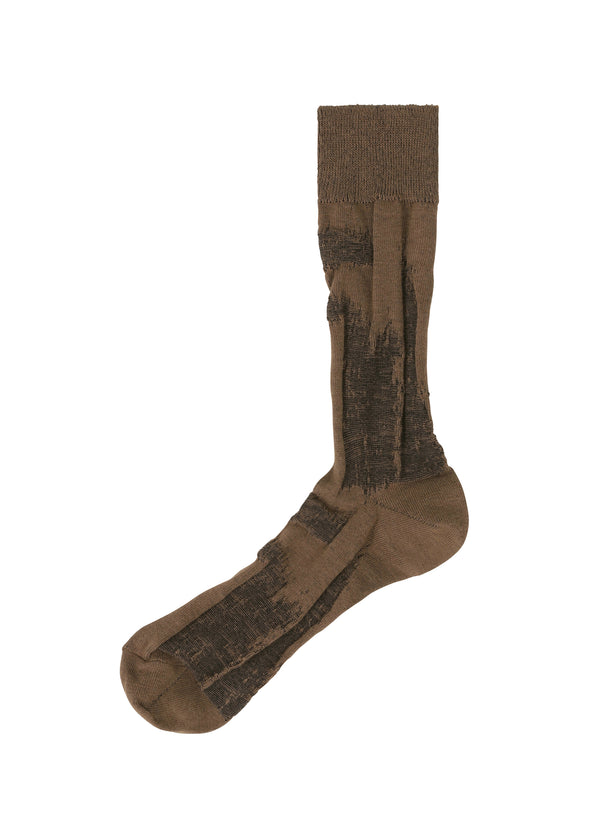 A product shot of the IM MEN  HOGUSHI SOCKS socks in brown (44)