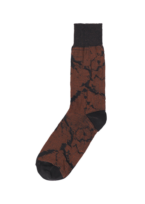 A product shot of the IM MEN SOMEWHERE SOCKS socks in brown (44).