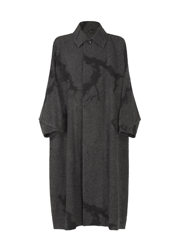 A product shot of the IM MEN SOMEWHERE coat in charcoal grey (13).