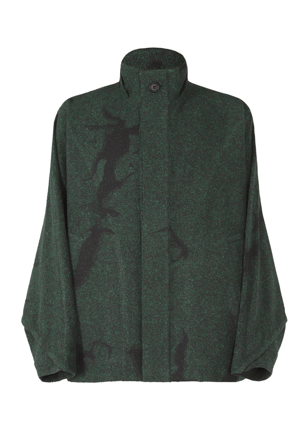 A product shot of the IM MEN SOMEWHERE jacket in green (62).