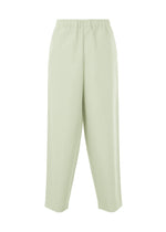 A product shot of the IM MEN  FLAT trousers in sage green (66)