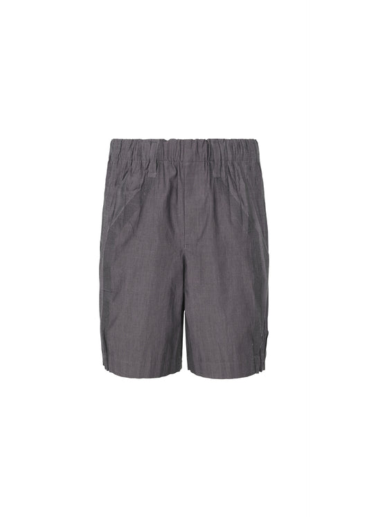 A product shot of the IM MEN  DUO shorts in dark purple (82)