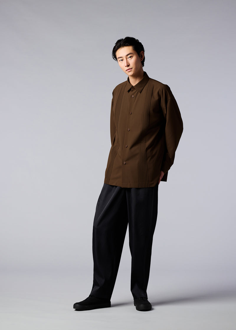 AIR PLEATS Trousers Khaki