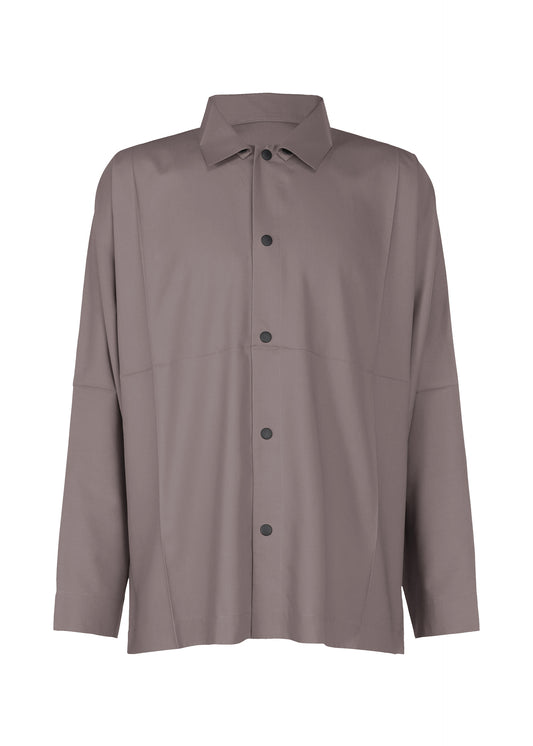 A product shot of the IM MEN  COMPACT SHIRT 1 shirt in grey (12)