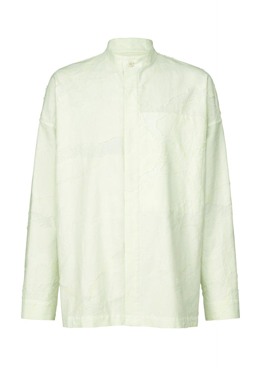 A product shot of the IM MEN SOMEWHERE SHIRT shirt in light yellow (51).