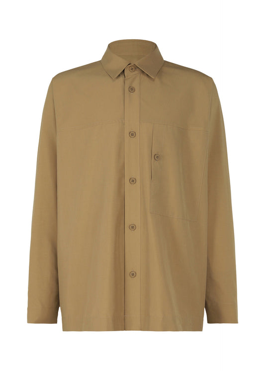 A product shot of the IM MEN ONE CUT SHIRT shirt in khaki (65).