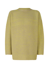 A product shot of the IM MEN SEAMLESS WASHI KNIT top in yellow (52).