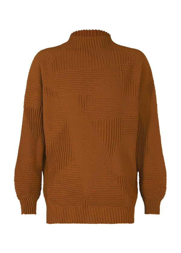 SOIL KNIT Top Dark Orange