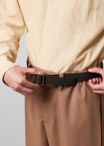 A model wears the IM MEN FRICTION BELT belt.