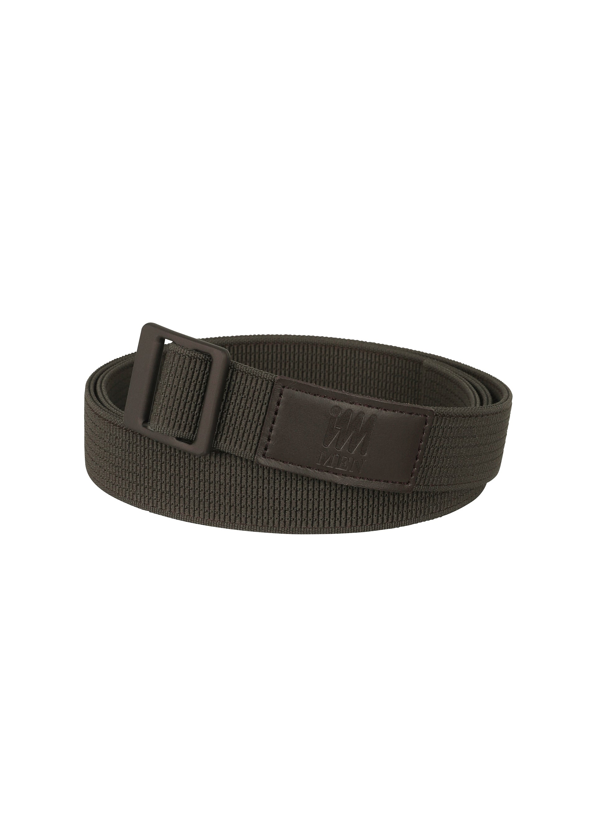 A product shot of the IM MEN FRICTION BELT belt in dark brown (45).