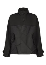 A product shot of the IM MEN HIDING jacket in black (15).