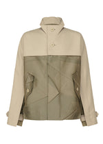 A product shot of the IM MEN HIDING jacket in beige (41).