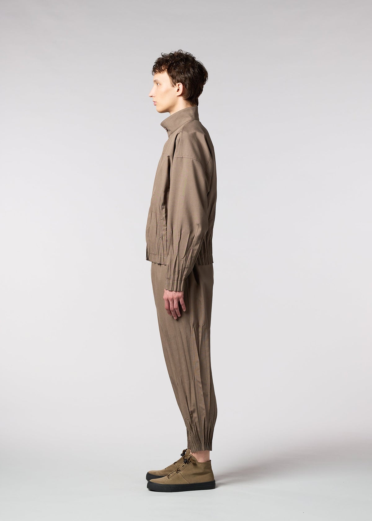 A model wears the IM MEN WAFT jacket.