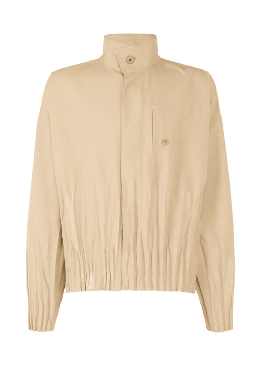 A product shot of the IM MEN WAFT jacket in light beige (40).