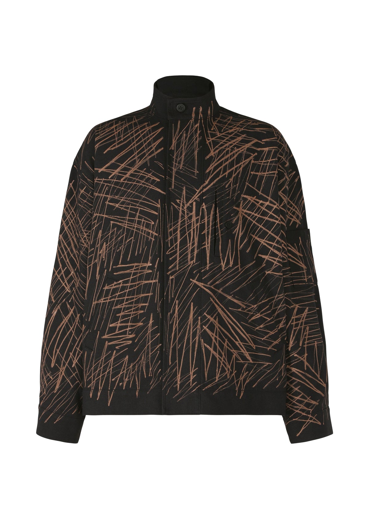 A product shot of the IM MEN SKETCH jacket in black (15).