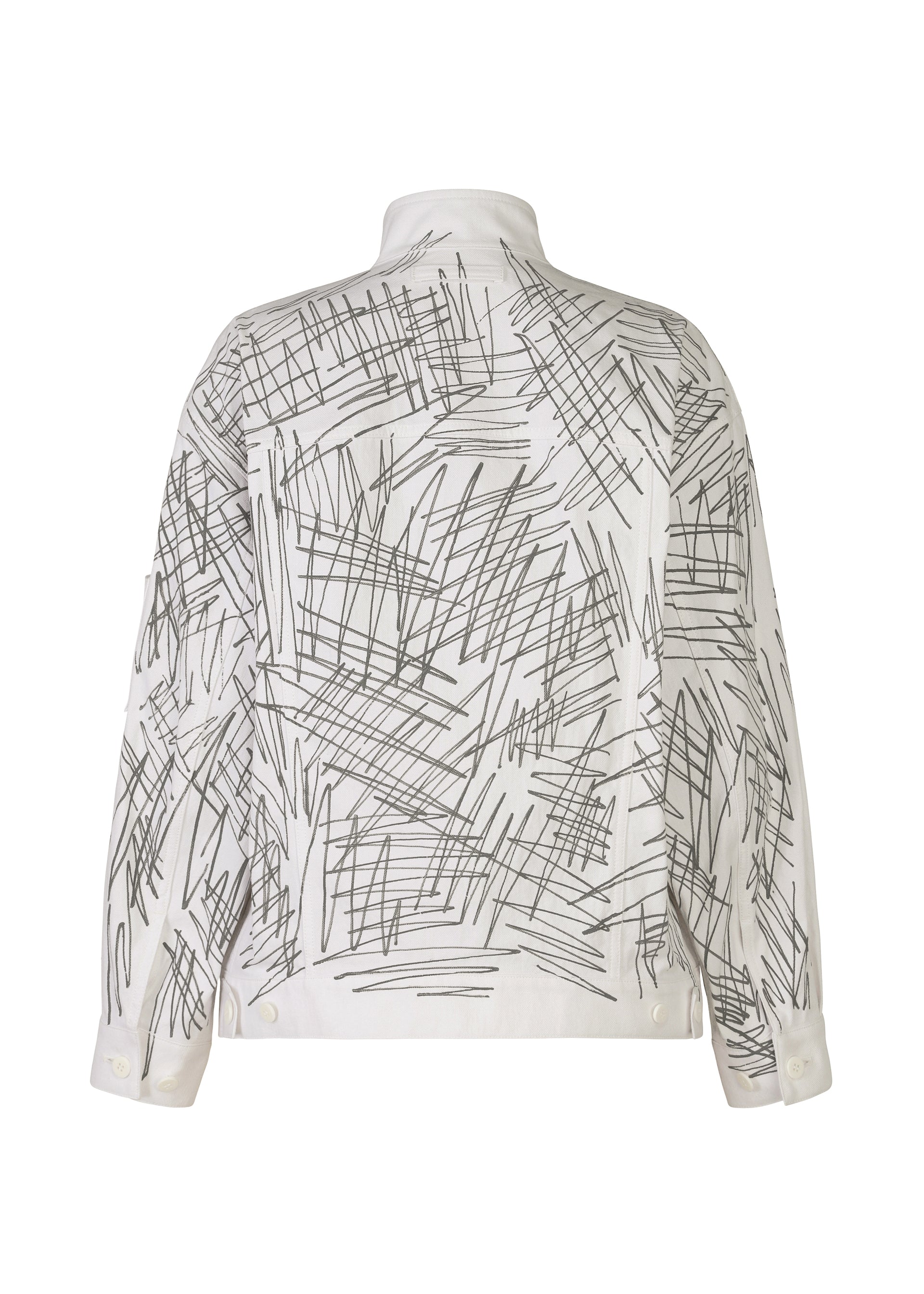 A detail shot of the IM MEN SKETCH jacket.