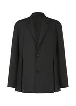 A product shot of the ISSEY MIYAKE MEN WINGS jacket in black (15).