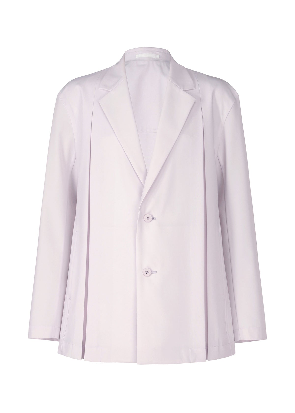 A product shot of the ISSEY MIYAKE MEN WINGS jacket in light purple (80).
