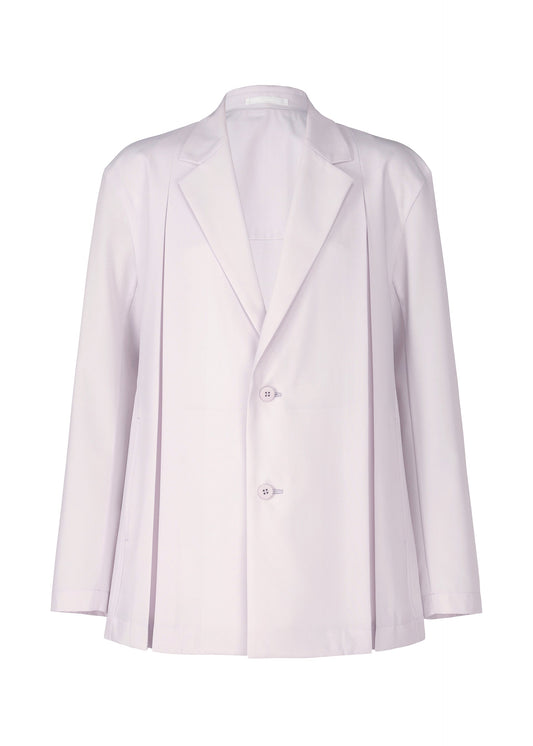 A product shot of the ISSEY MIYAKE MEN WINGS jacket in light purple (80).