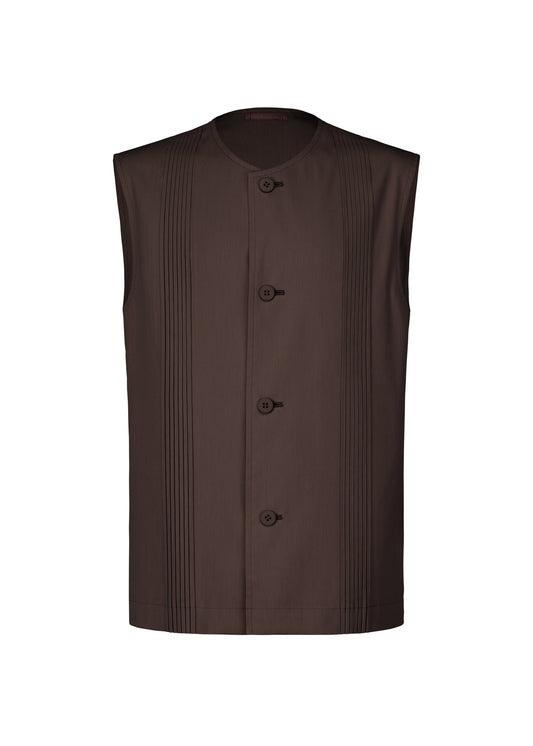 A product shot of the IM MEN AIR PLEATS vest in .