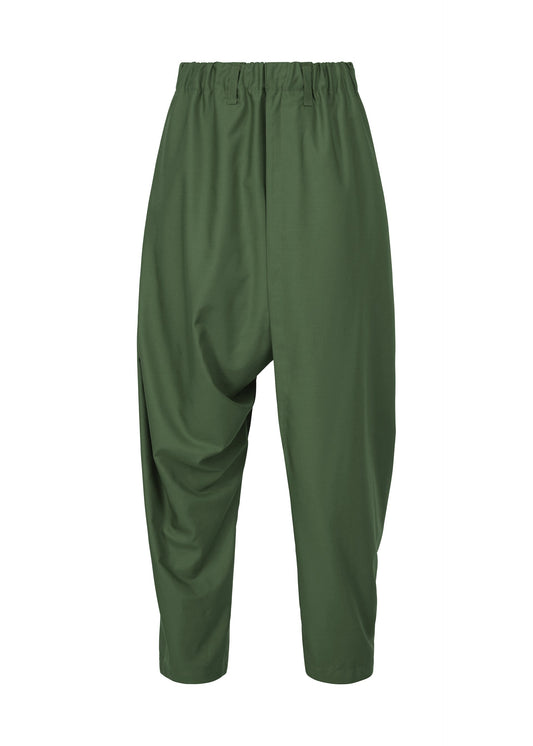 A product shot of the IM MEN SWING trousers in dark green (63).