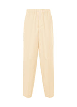 A product shot of the IM MEN FLAT trousers in ivory (03).