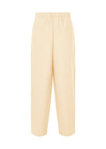 A product shot of the IM MEN FLAT trousers in ivory (03).