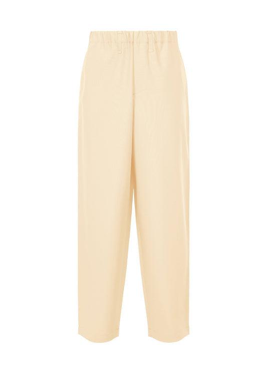 A product shot of the IM MEN FLAT trousers in ivory (03).